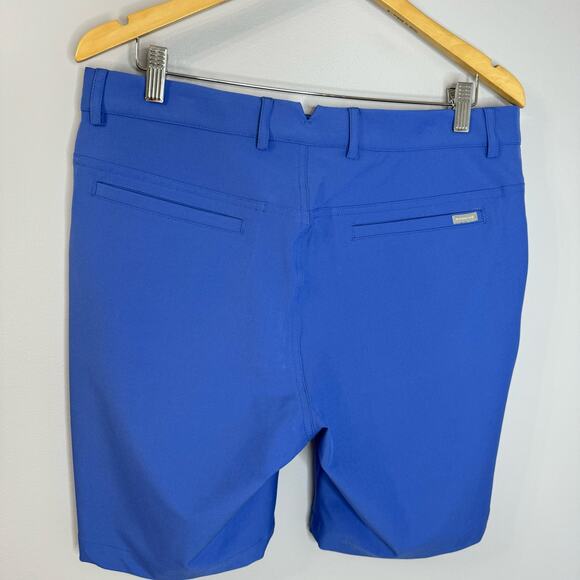 Dunning Golf Providence Performance 8.5"Short Blue Stretch Men's 34 - Picture 7 of 8